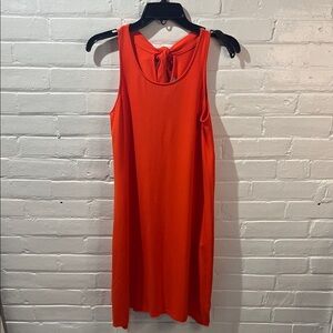 Lilla P Orange Sleeveless Dress